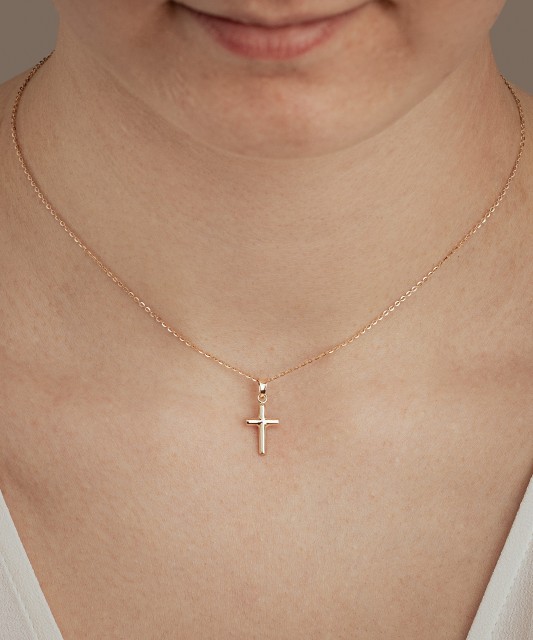 Gold pendant "cross"