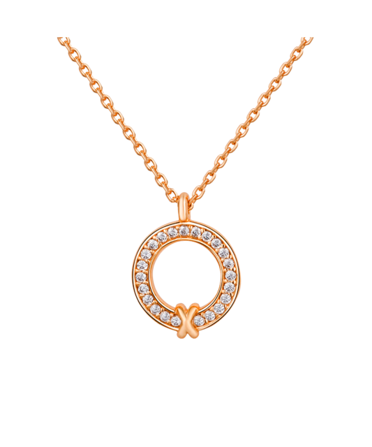 Kullattu Hopeinen ketju riipuksella