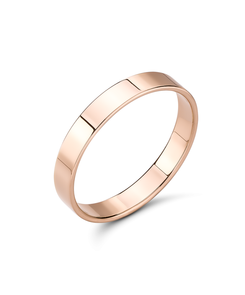 Gold wedding ring 3mm