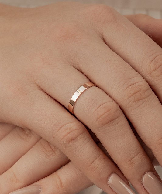 Gold wedding ring 3mm