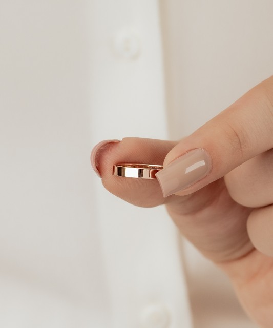 Gold wedding ring 3mm