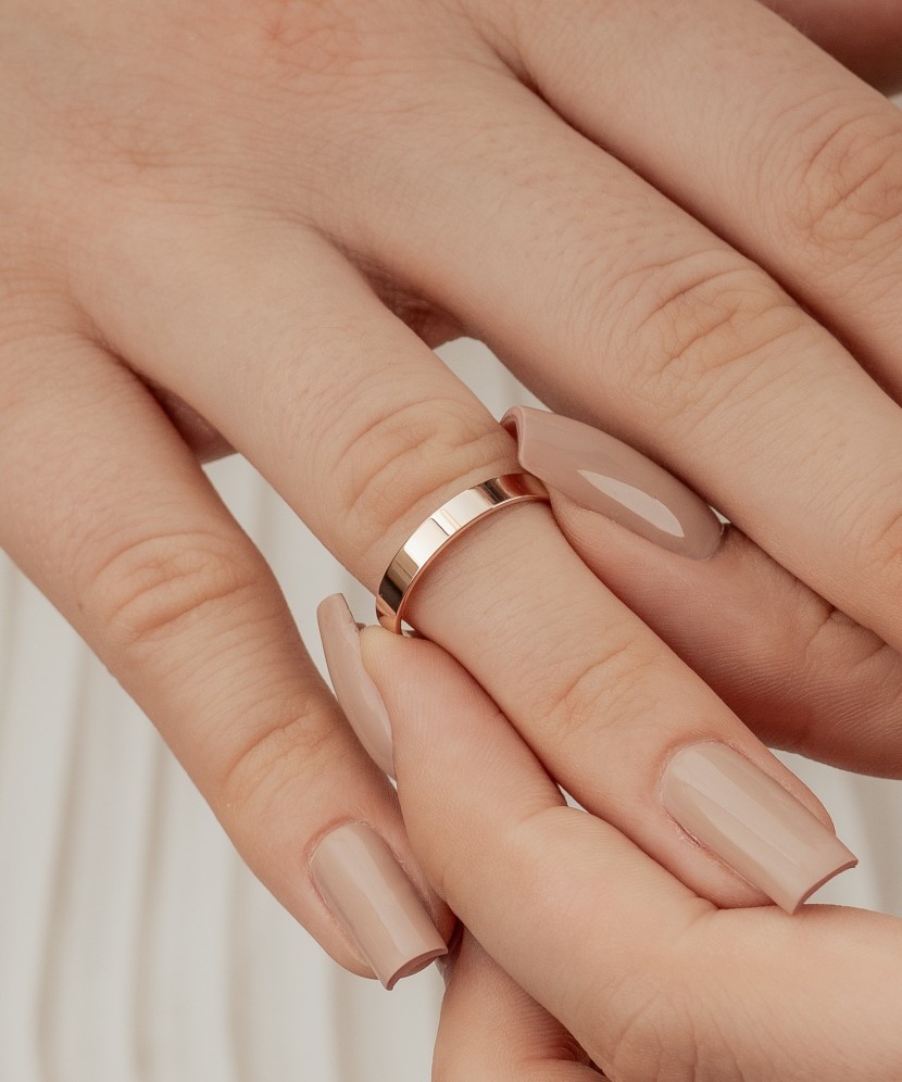 Gold wedding ring 3mm