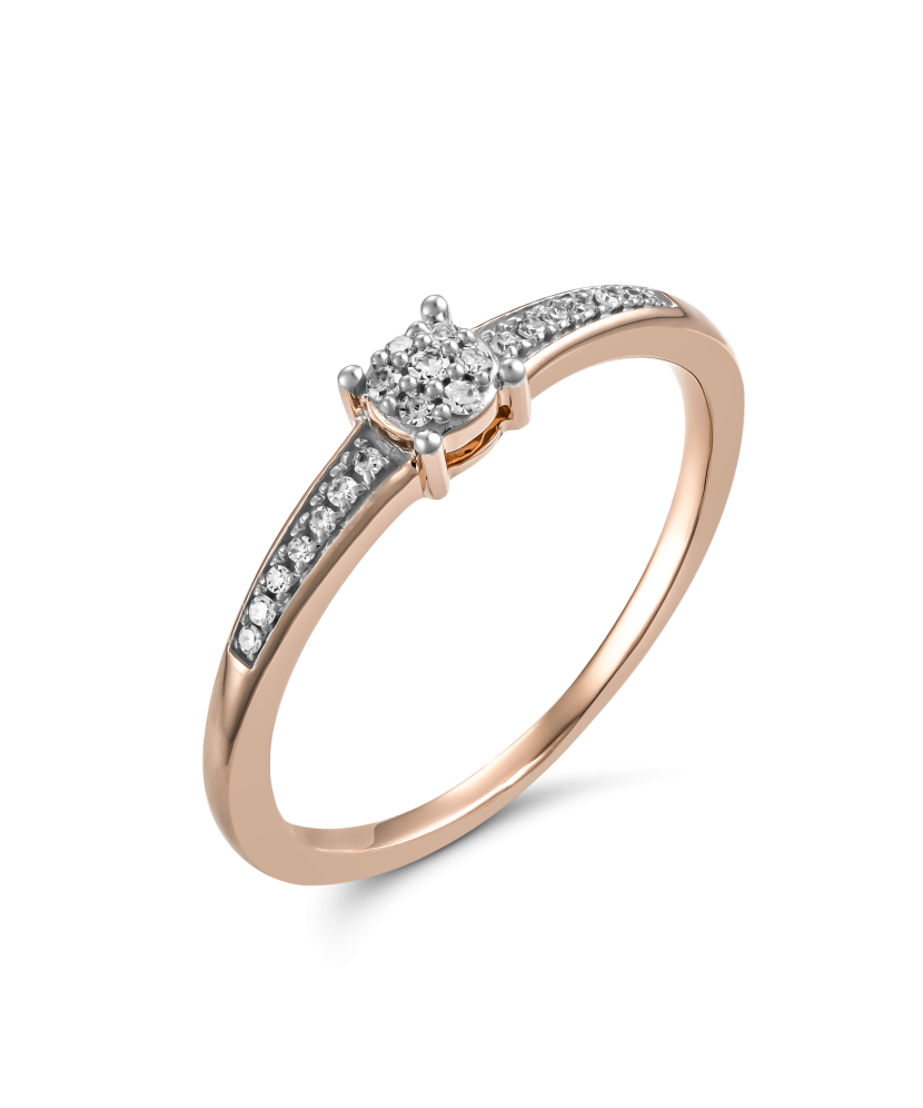 copy of White gold ring with diamonds