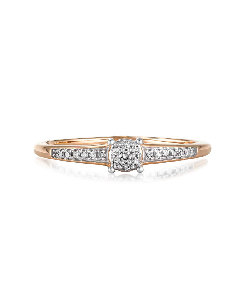 copy of White gold ring with diamonds