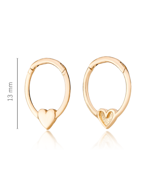Kultaiset korvakorut 13mm