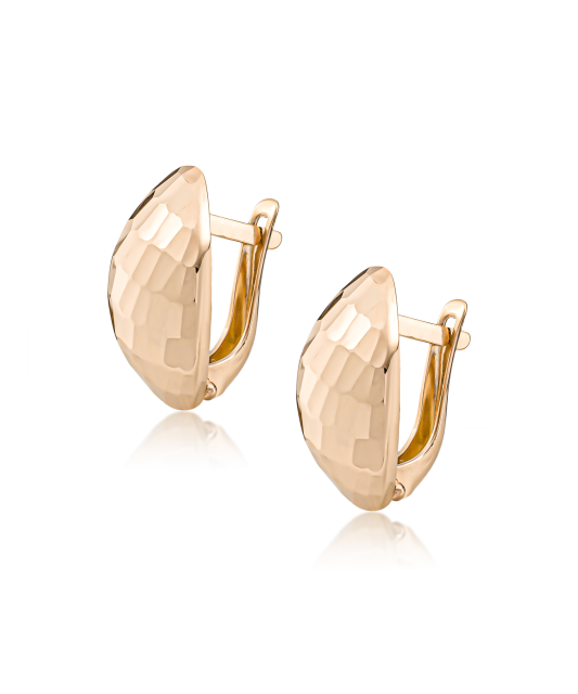 Gold earrings