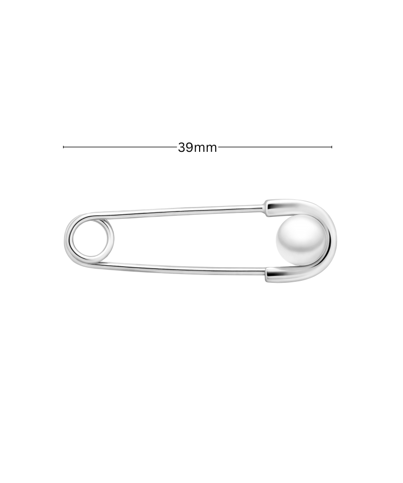 Sterling silver  brooch with pearl