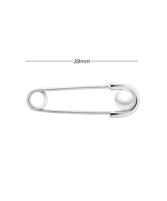 Sterling silver  brooch with pearl