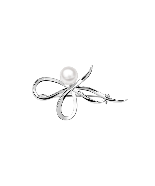 Sterling silver  brooch with pearl