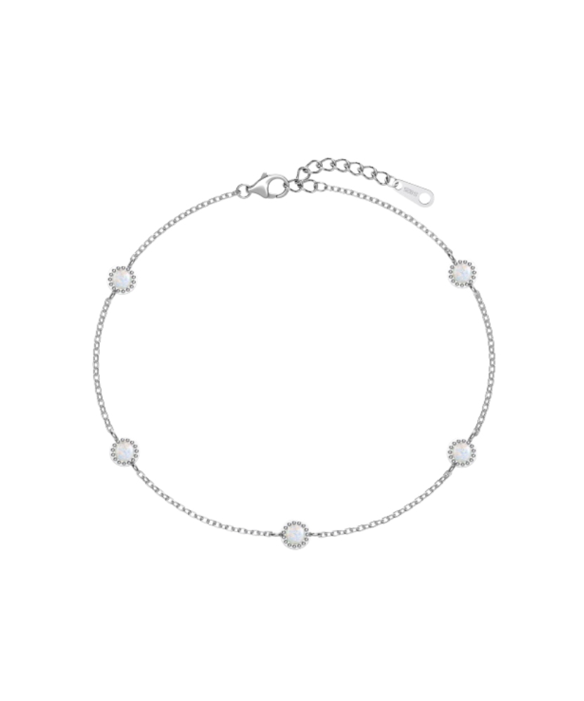 Sterling Silver bracelet with opal