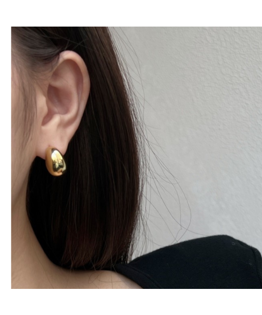 Gilded sterling silver earrings