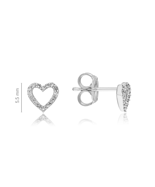 White Gold earrings with diamonds