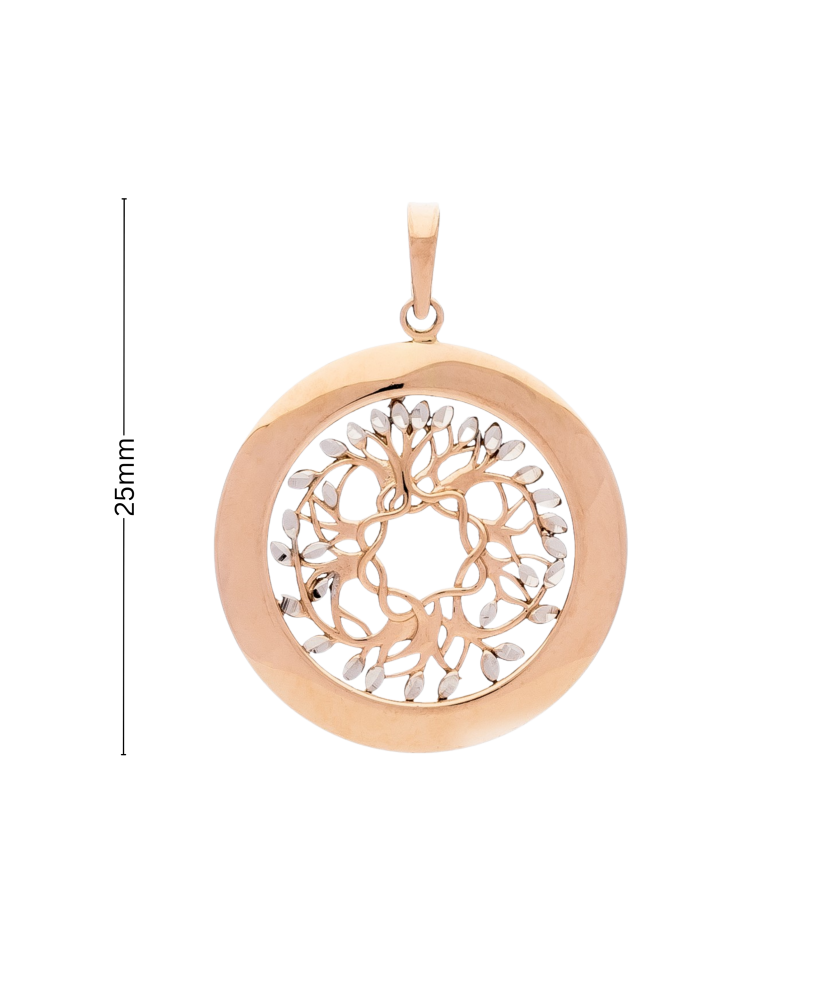 Gold pendant "Tree of life"