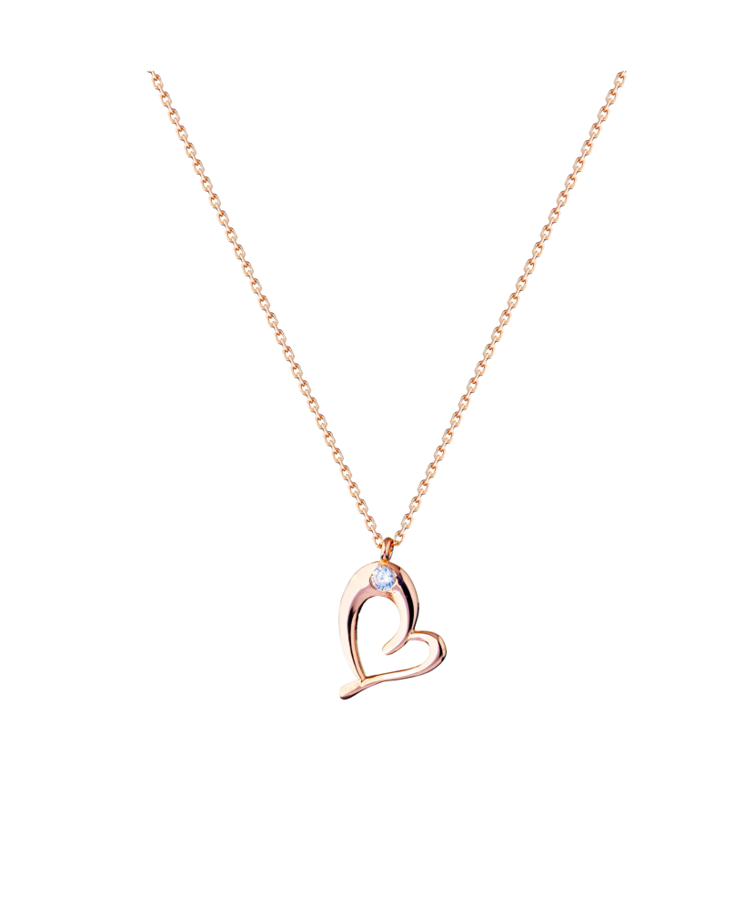 Gold chain with pendant „Heart“