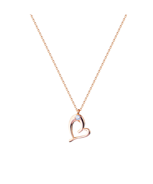 Gold chain with pendant „Heart“