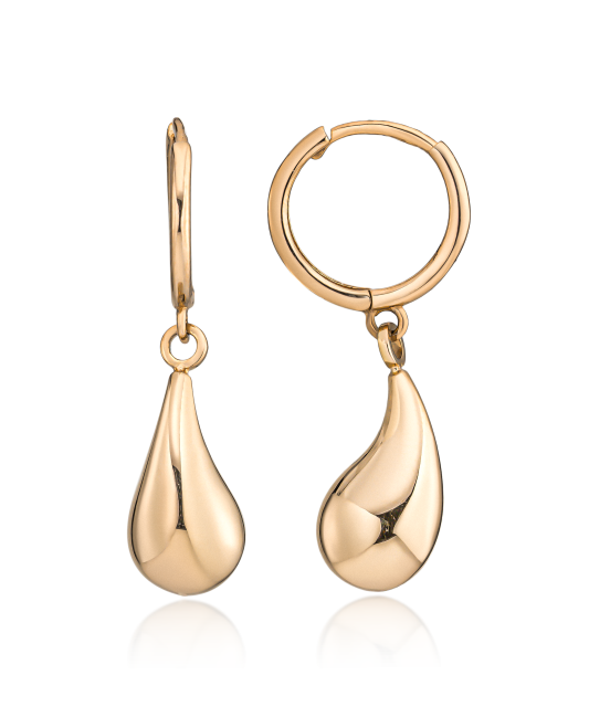 Gold earrings