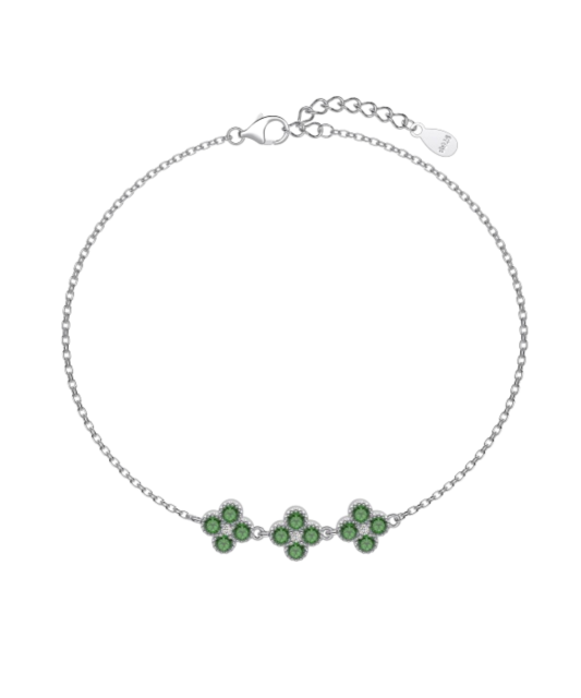 Sterling Silver bracelet with zircons