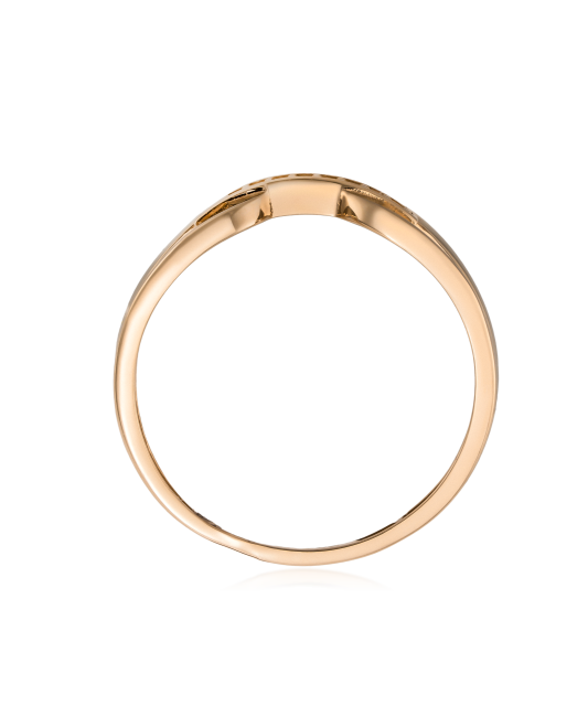 Kultasormus zirkoneilla