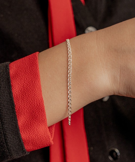 Sterling Silver bracelet "Marina" 2.6mm