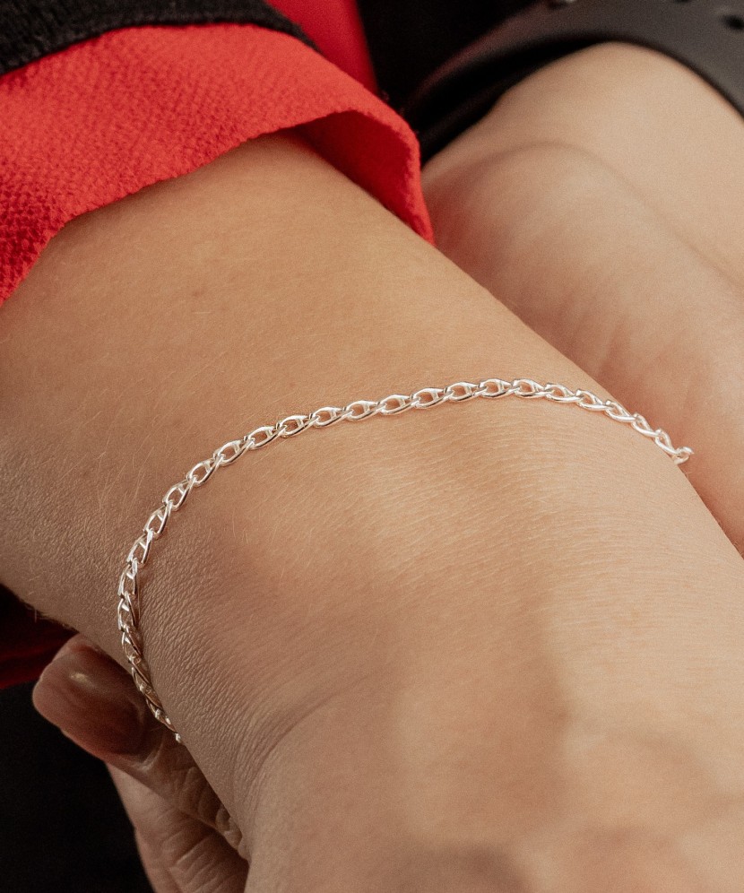 Sterling Silver bracelet "Marina" 2.6mm