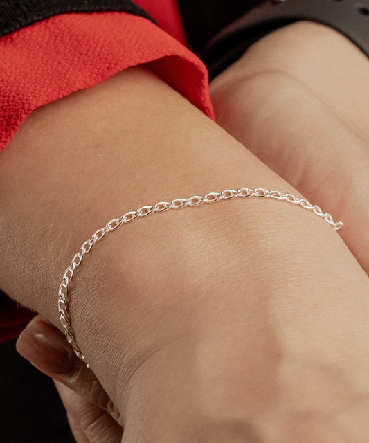 Sterling Silver bracelet "Marina" 2.6mm
