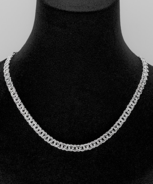 Sterling silver chain "Bismark" 5mm