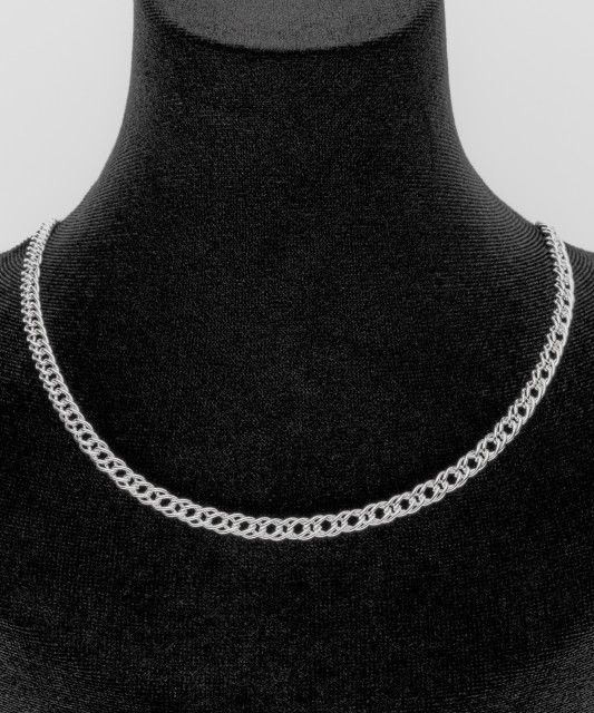 Sterling silver chain "Rombo" 4.5mm