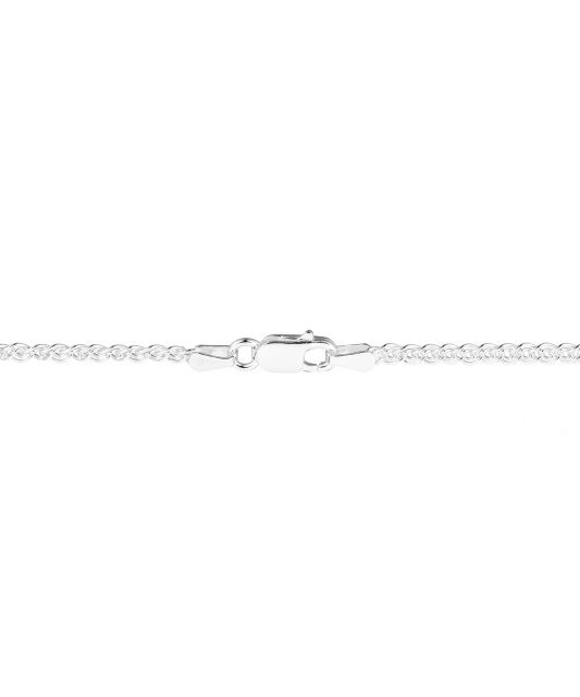 Hopeinen ketju "Mona Liza" 3mm