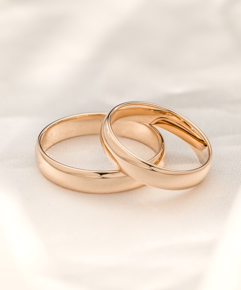 Gold wedding ring 3mm - 375 gold