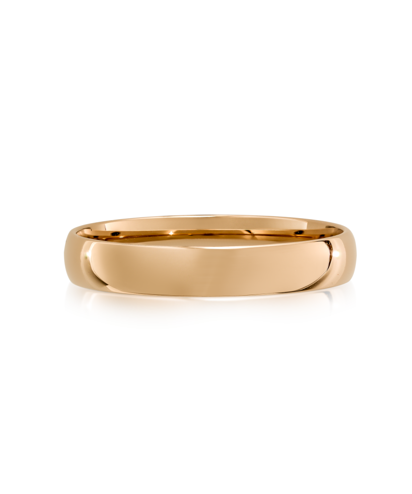 Gold wedding ring 3mm - 9K