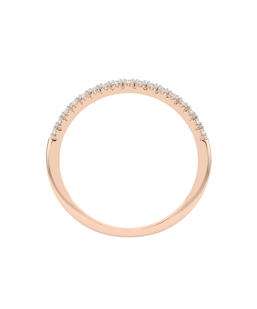 Gold ring with diamonds
