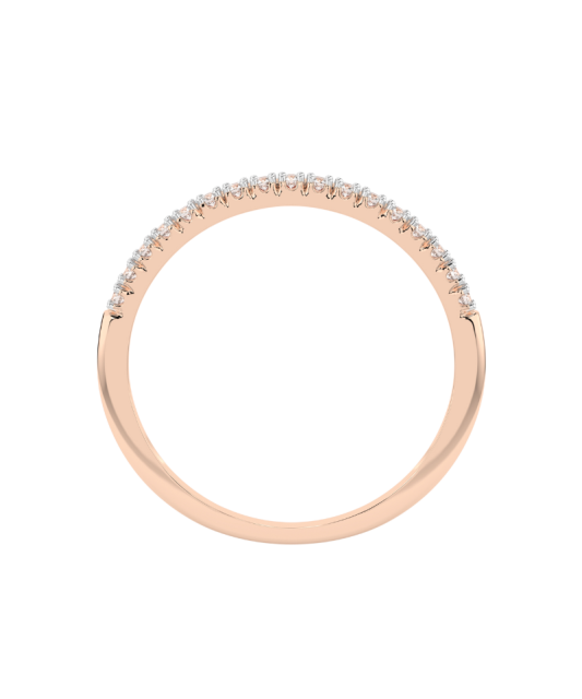 Gold ring with diamonds