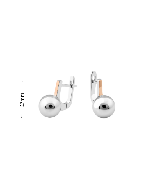 Sterling silver earrings gold plated