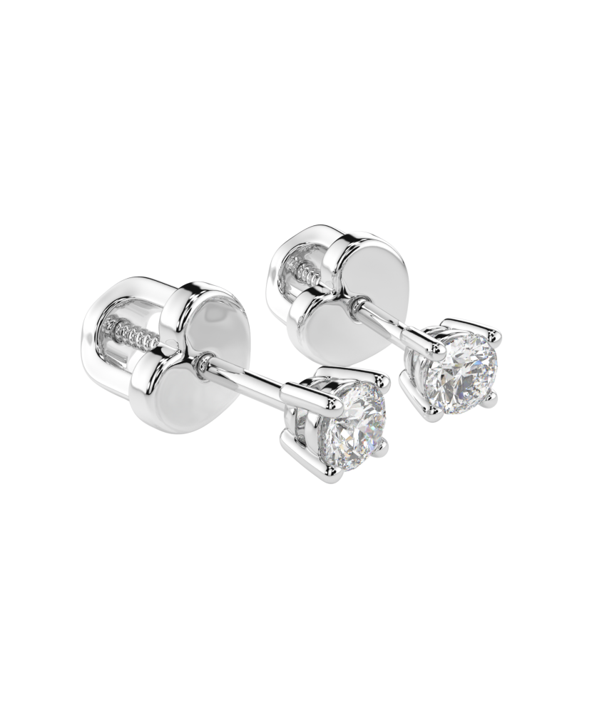 White Gold earrings with diamonds
