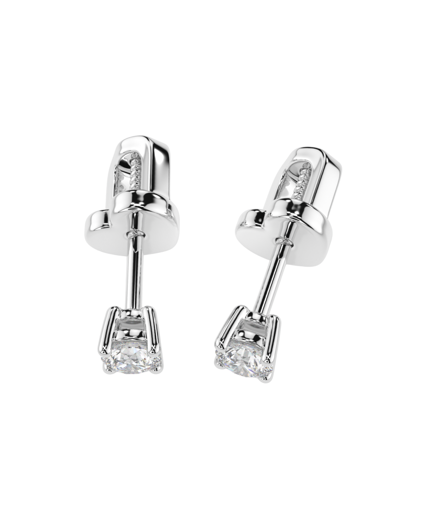 White Gold earrings with diamonds
