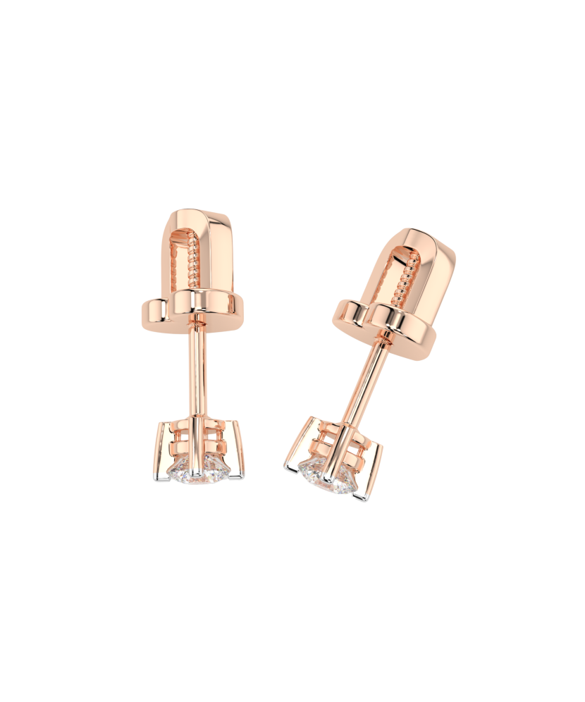 Kultaiset korvakorut timanteilla