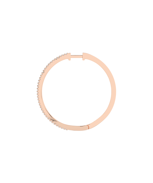 Auksiniai auskarai su briliantais  - Goldinga