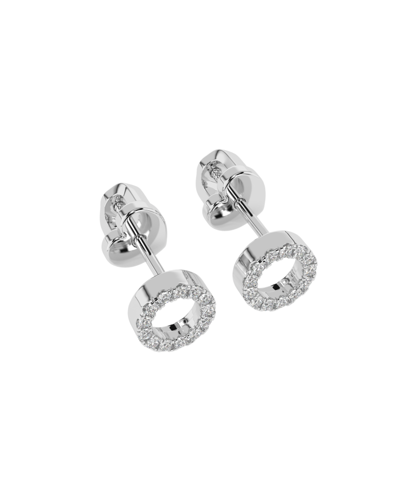 White Gold earrings with diamonds