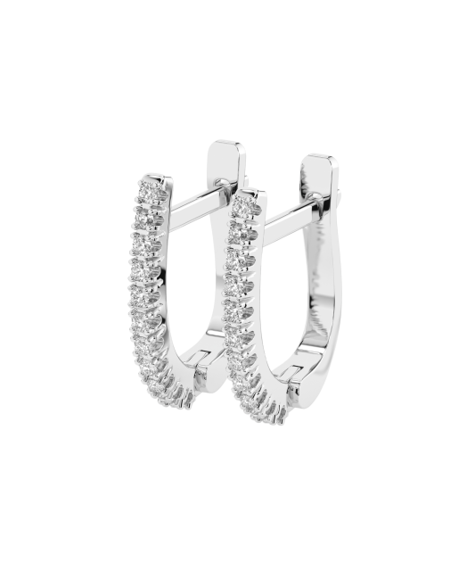 White Gold earrings with diamonds