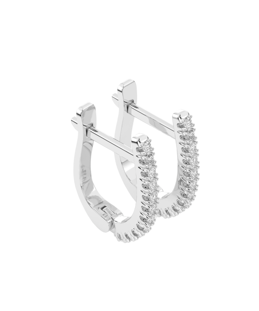 White Gold earrings with diamonds