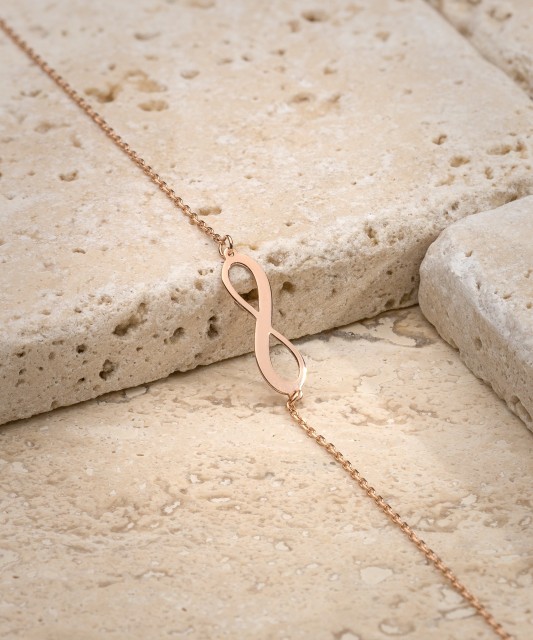 Gold bracelet "infinity"