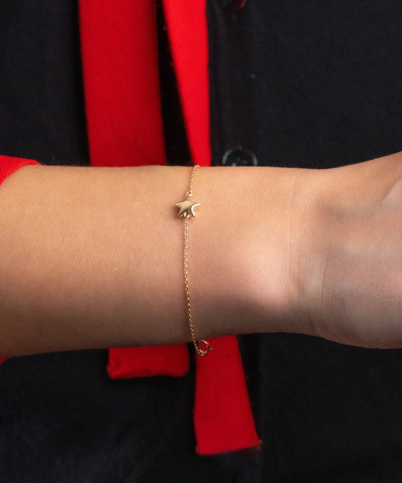 Gold bracelet "Star"