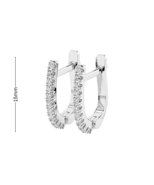 White Gold earrings with diamonds