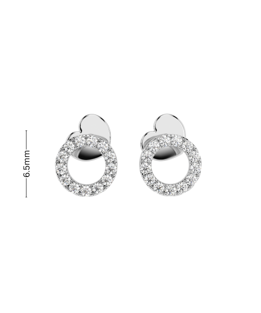 White Gold earrings with diamonds