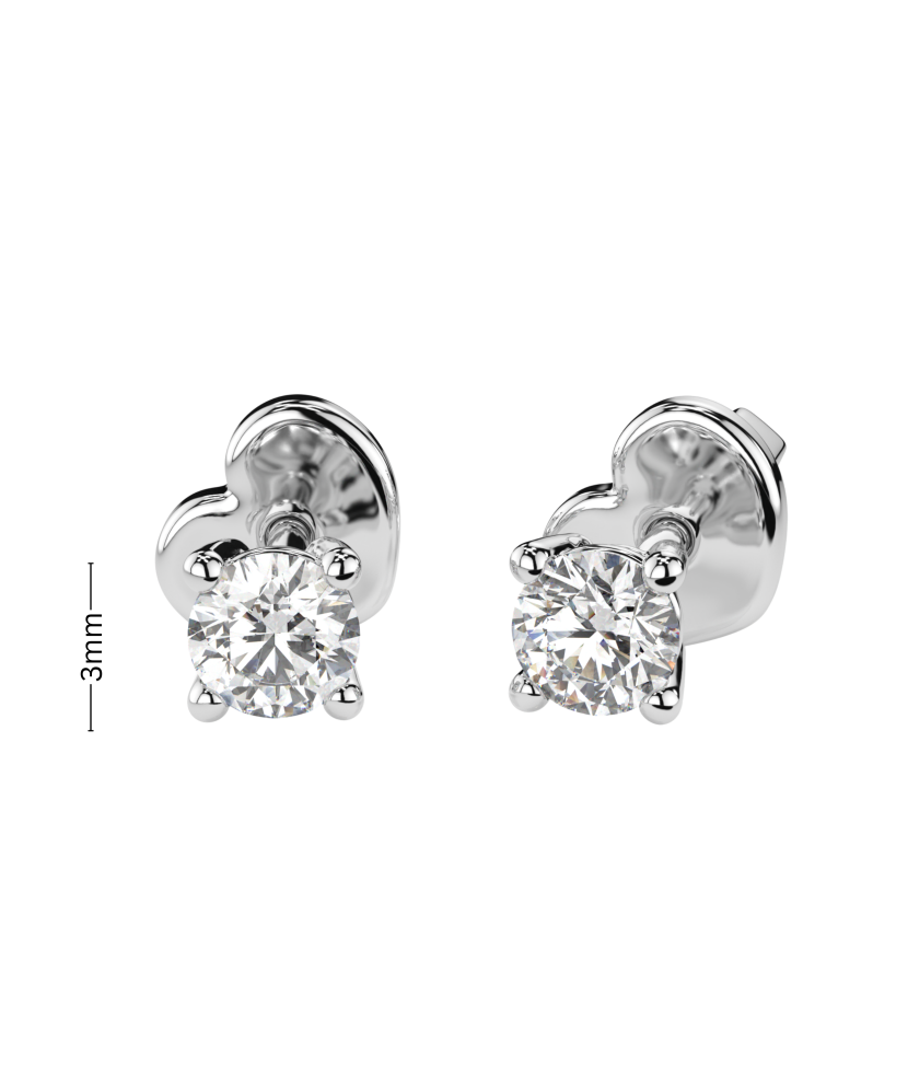 White Gold earrings with diamonds