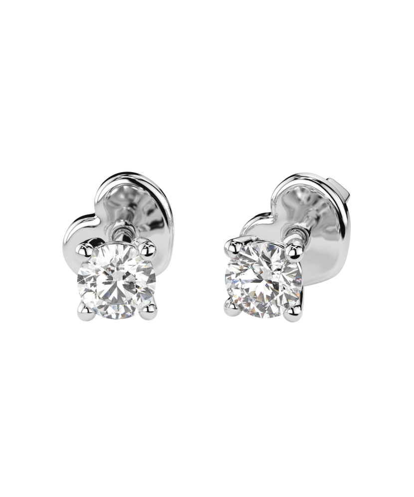 White Gold earrings with diamonds