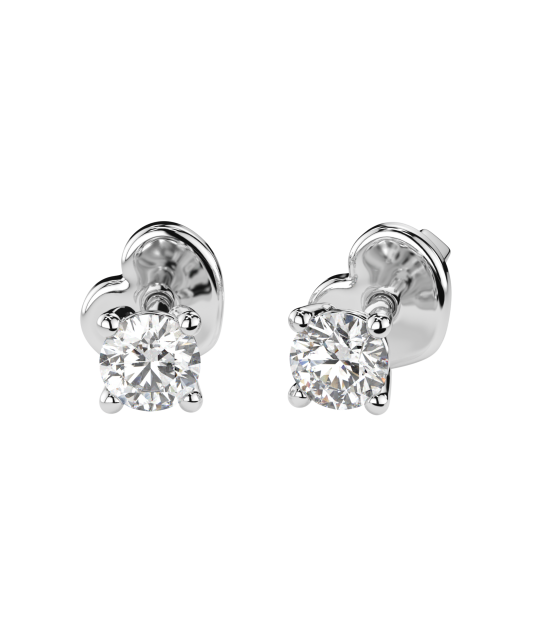 White Gold earrings with diamonds