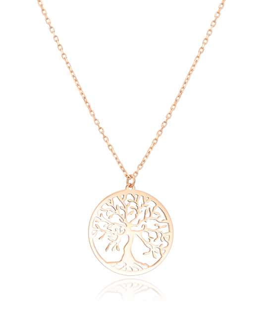 Gold chain with pendant "Tree of life"