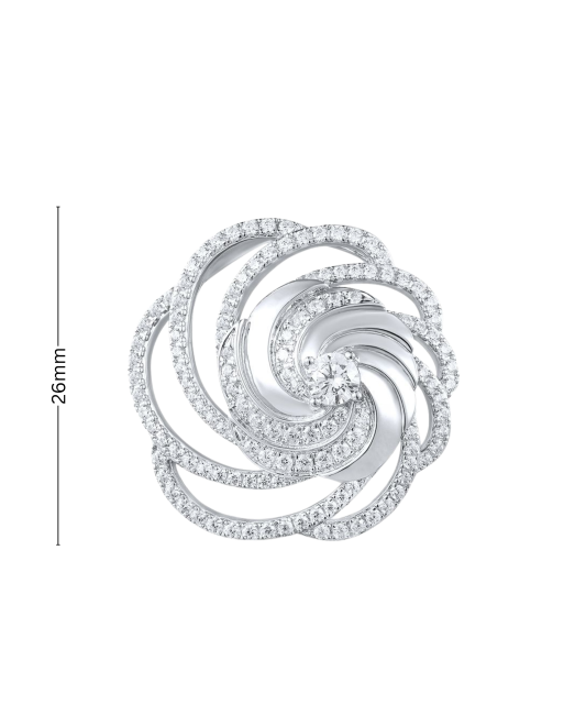 Sterling silver pendant with zircons