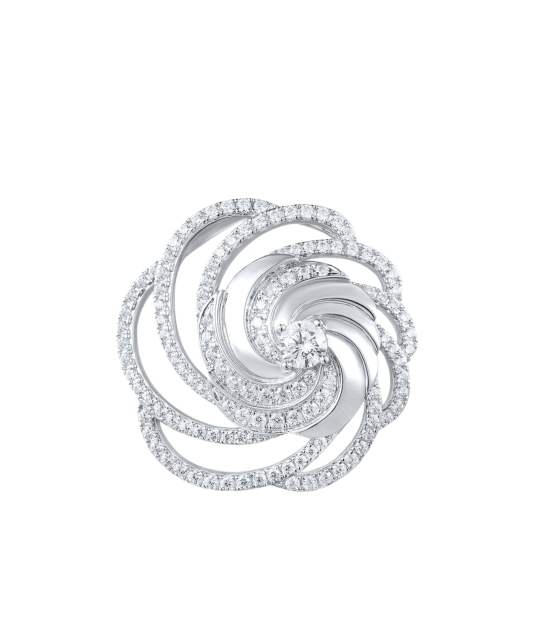 Sterling silver pendant with zircons